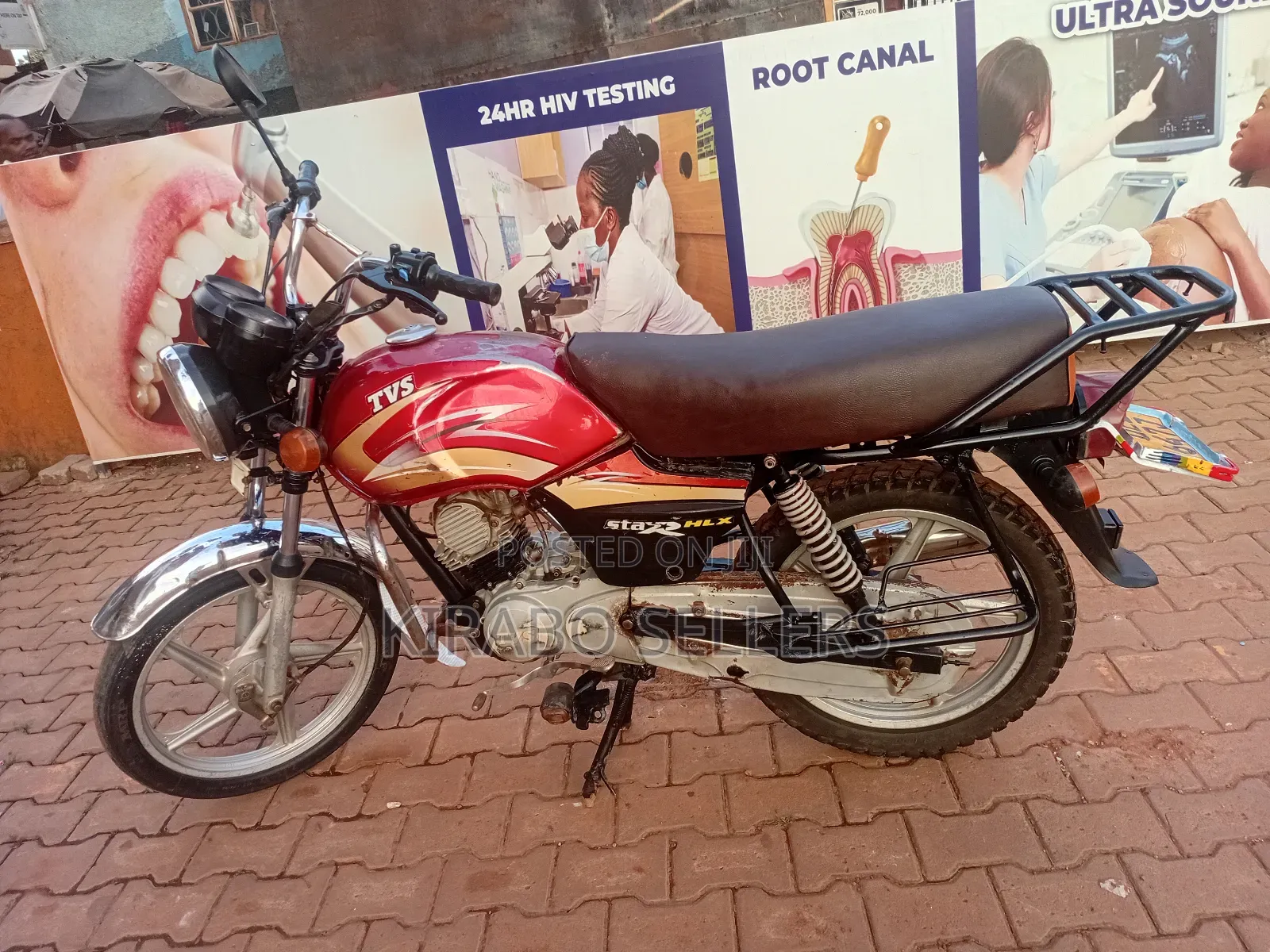 TVS XL 100 2023 Red