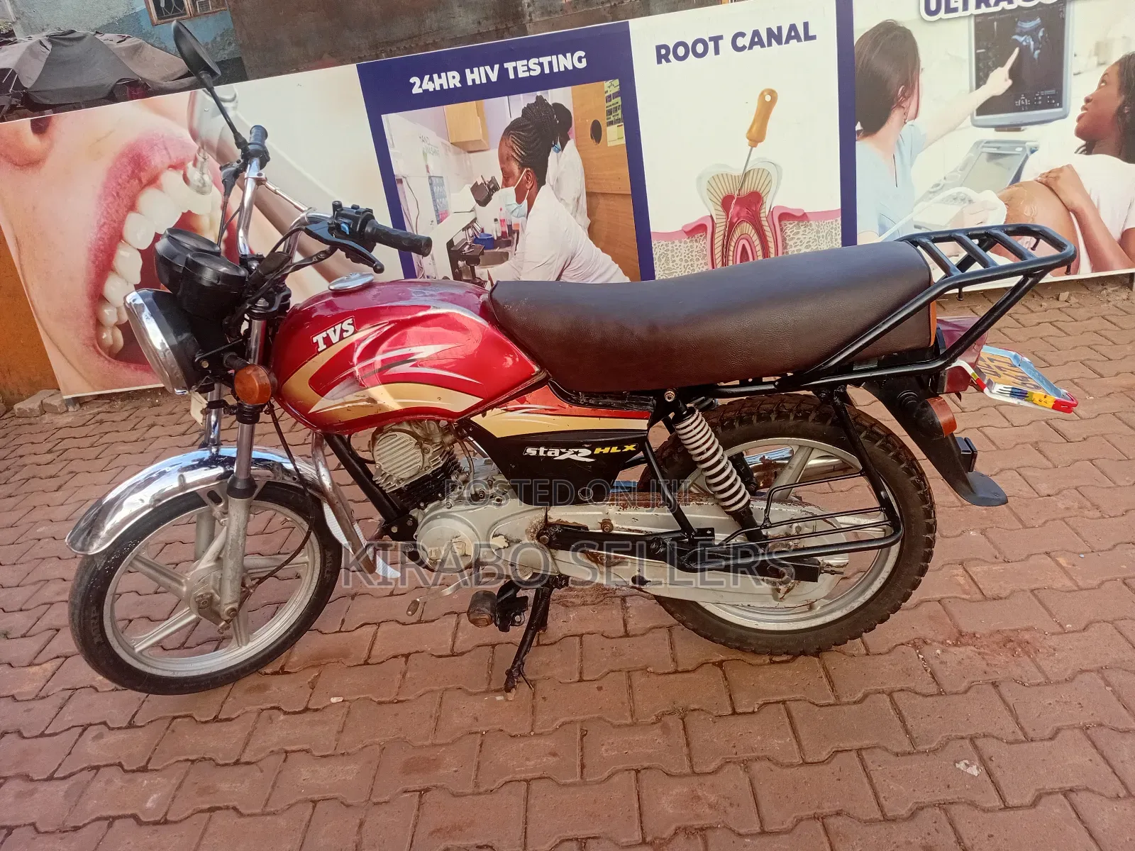 TVS XL 100 2023 Red