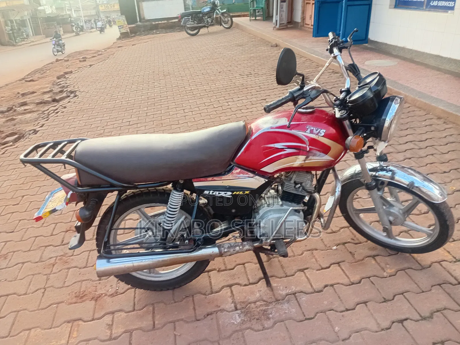 TVS XL 100 2023 Red
