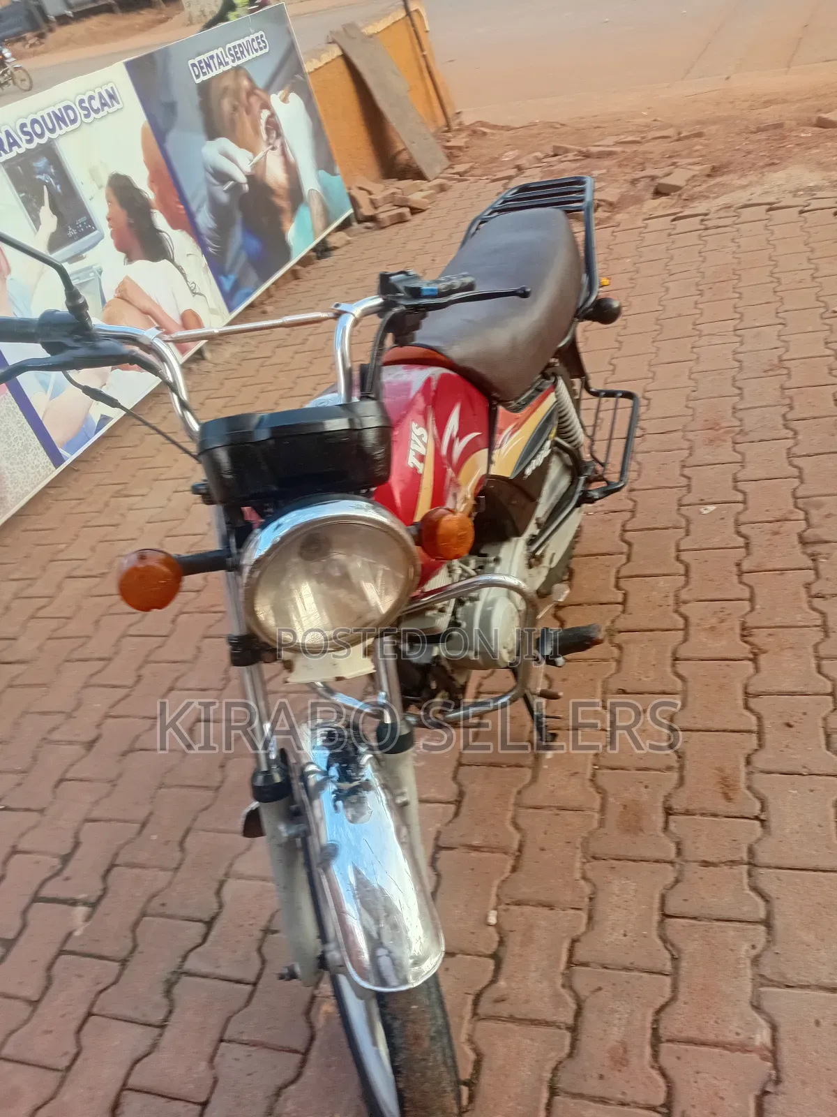 TVS XL 100 2023 Red