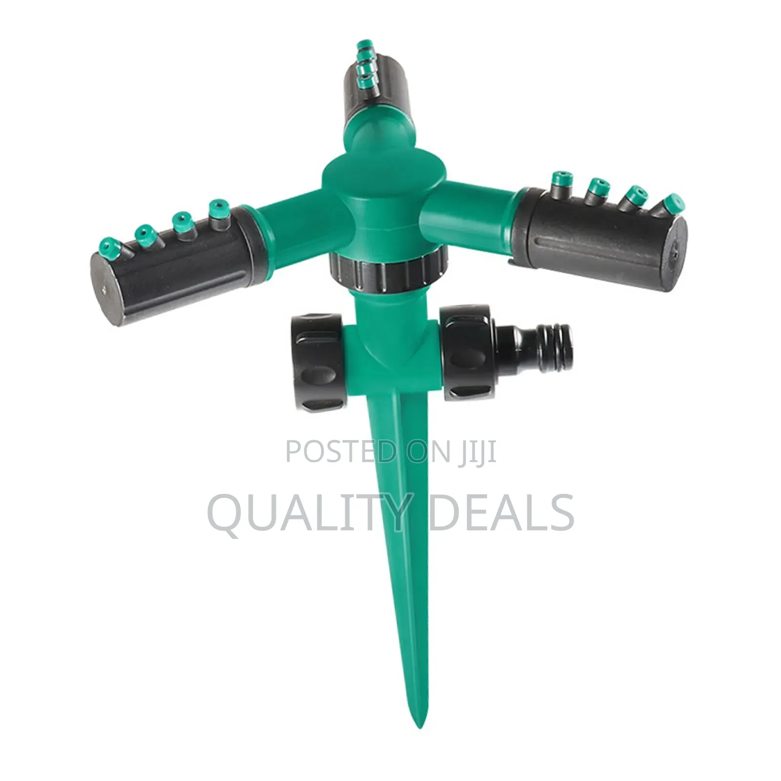 3 Arm Garden Lawn Sprinkler With Ground Spike