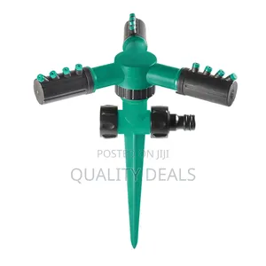 3 Arm Garden Lawn Sprinkler With Ground Spike