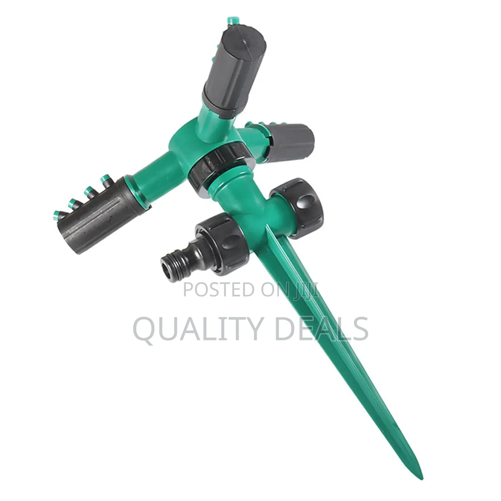 3 Arm Garden Lawn Sprinkler With Ground Spike