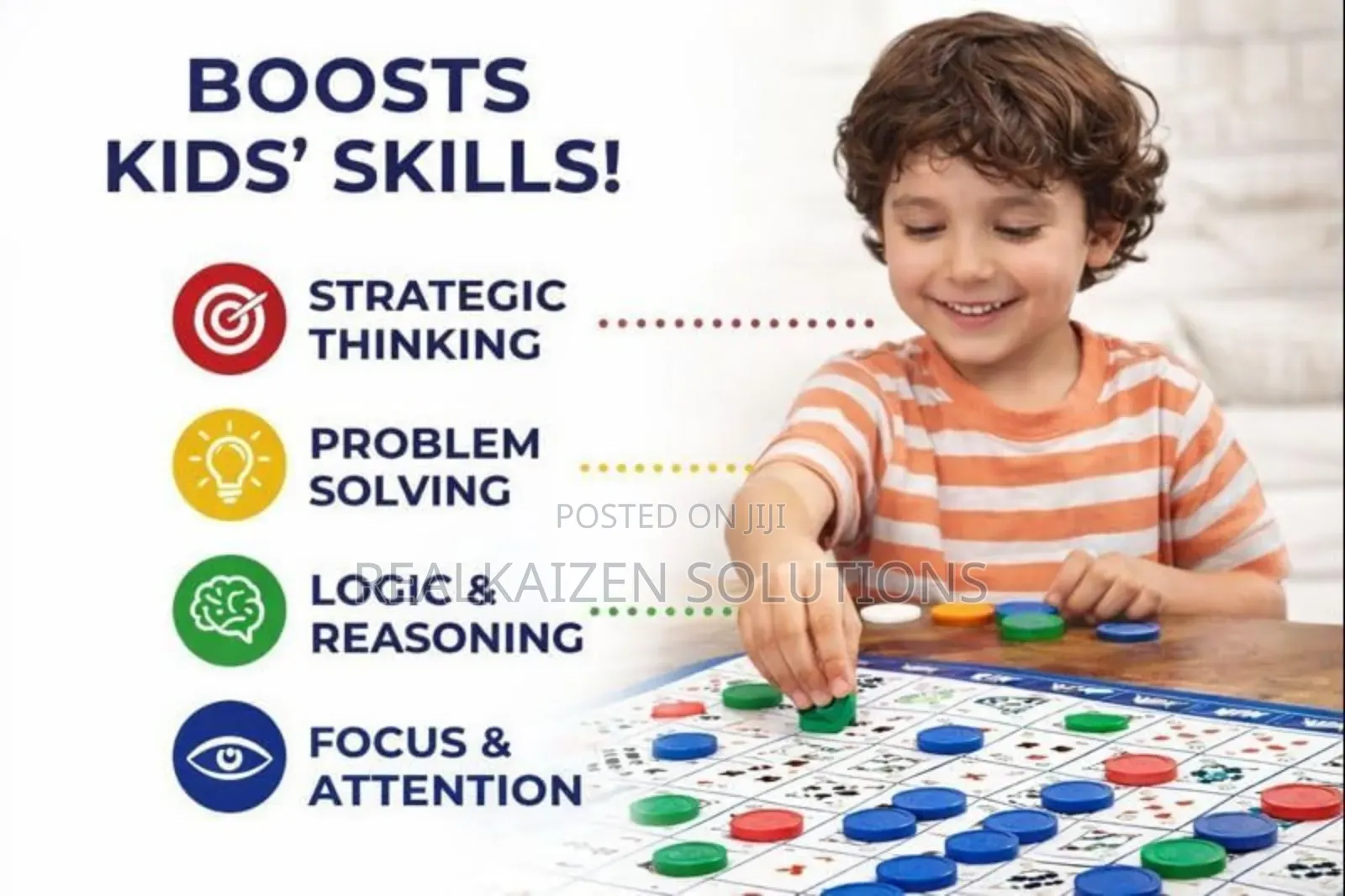 Sequence Strategy Board Game Fun Challenging Family Game