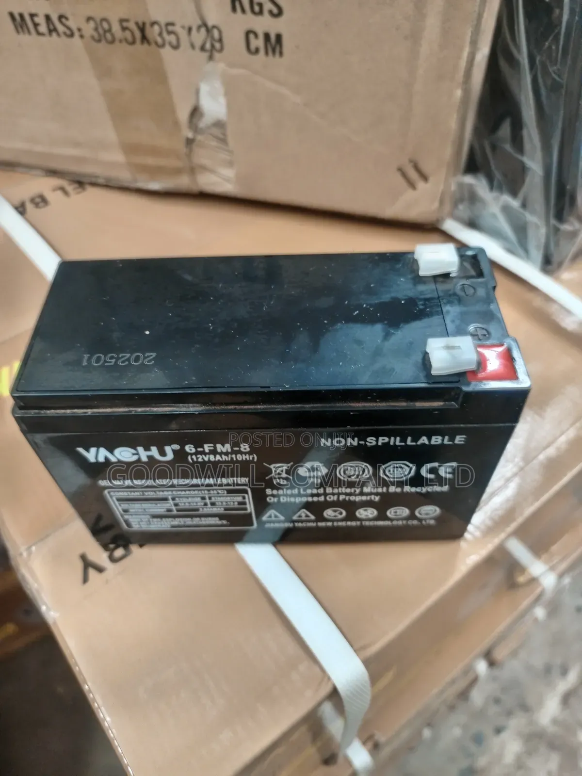 8ah 12v Yachu Battery