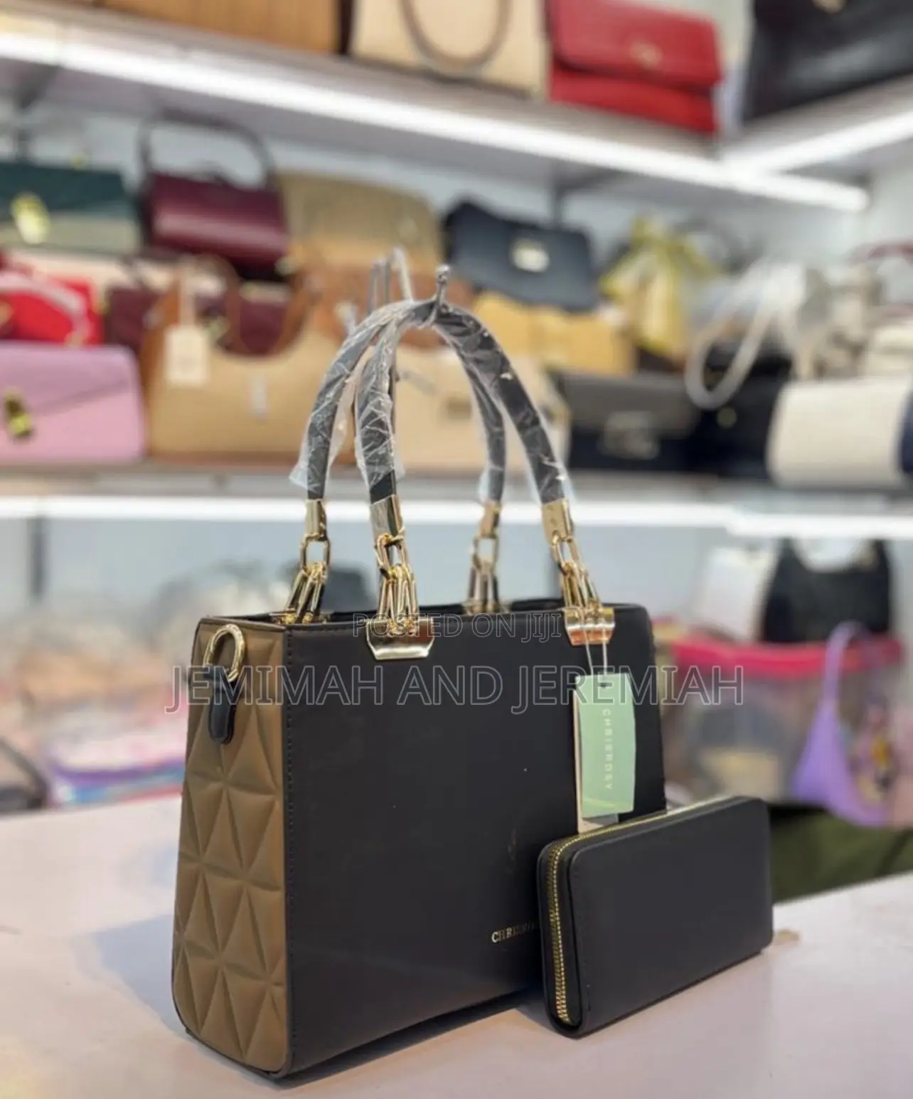 Leather Handbags for Ladies/2pc