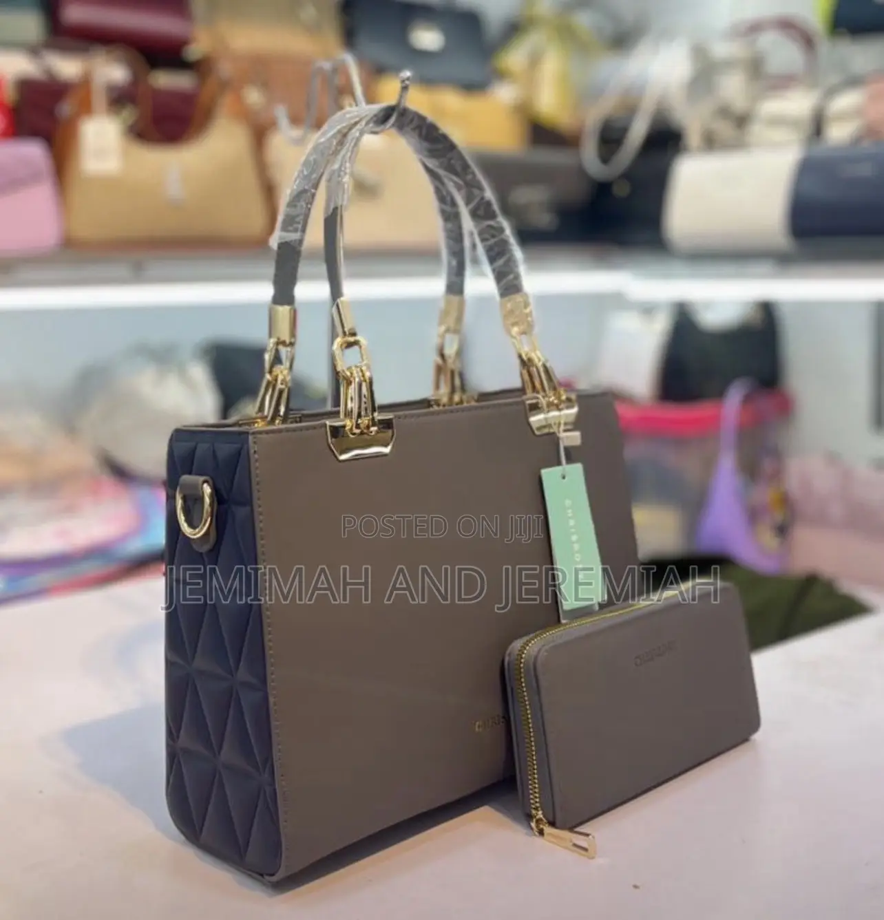 Leather Handbags for Ladies/2pc