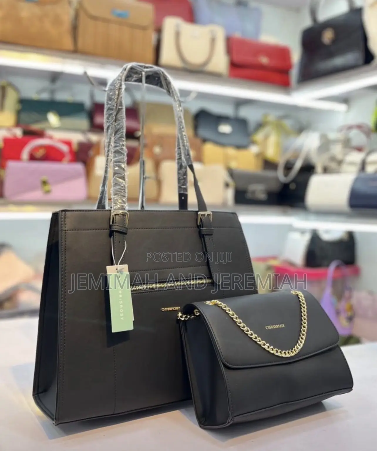 Leather Handbags for Ladies/2pc