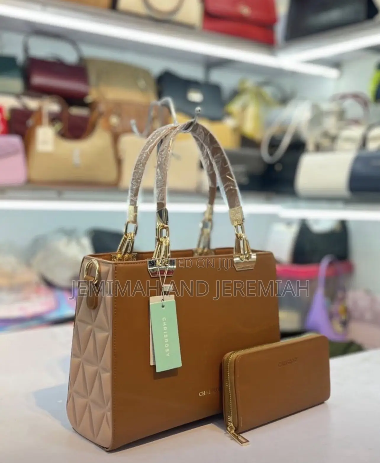 Leather Handbags for Ladies/2pc