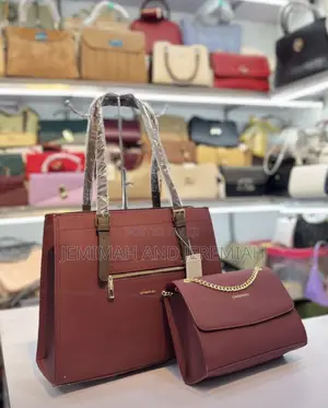 Leather Handbags for Ladies/2pc