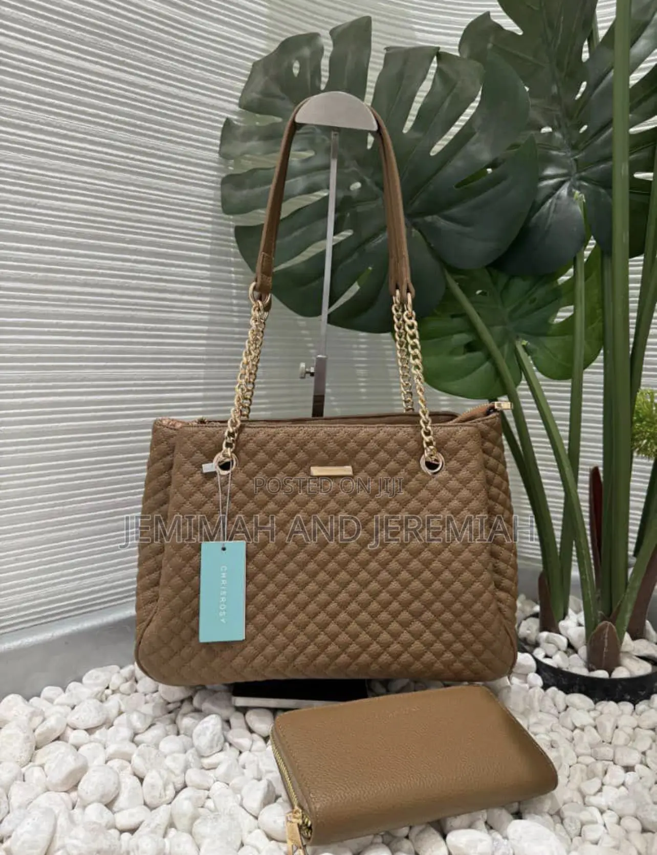 2-Piece Leather Handbag