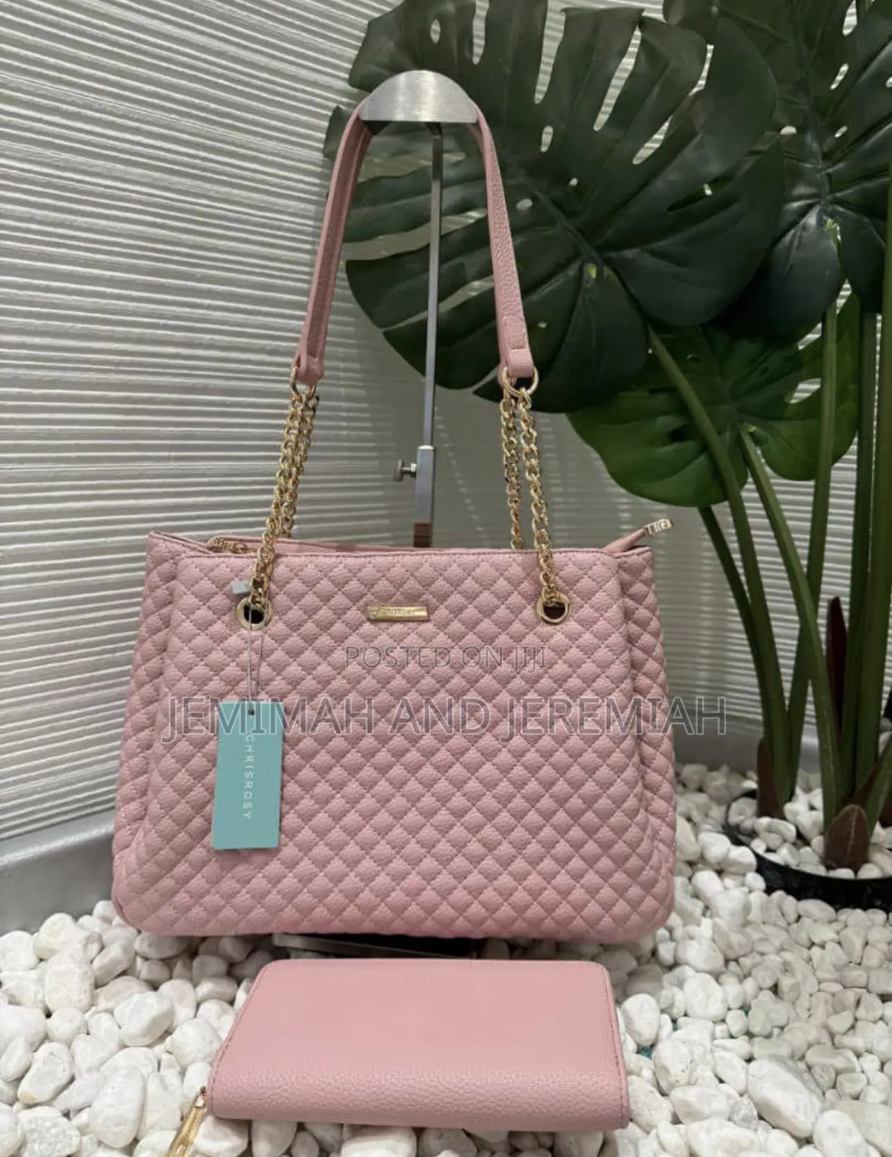 2-Piece Leather Handbag