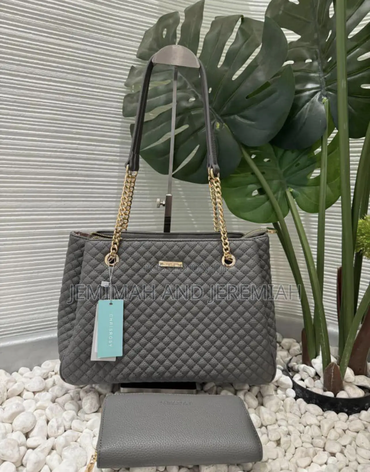 2-Piece Leather Handbag