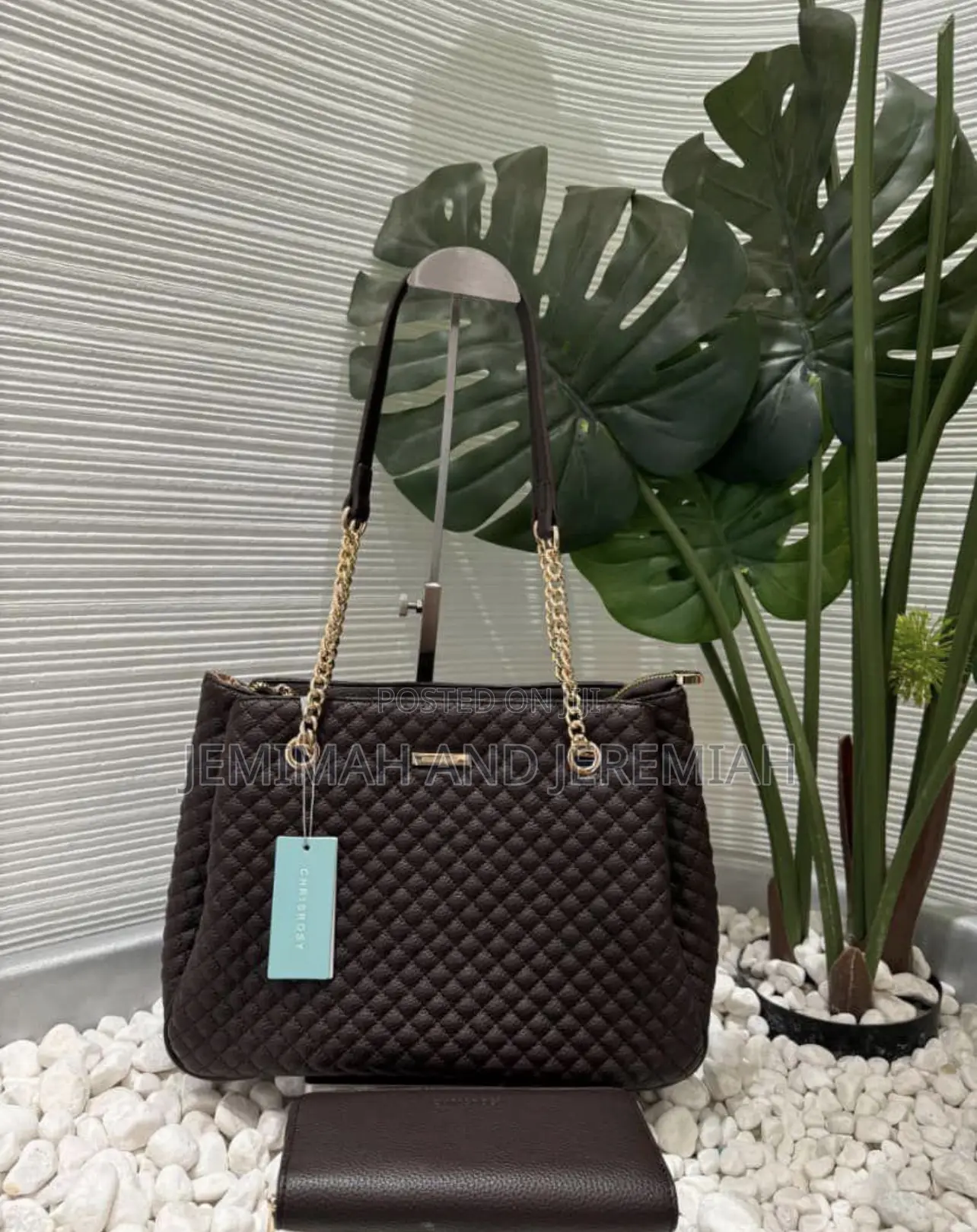 2-Piece Leather Handbag