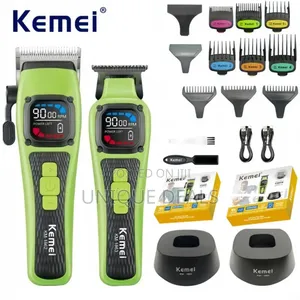 Kemei Electric Clippers - Usb Rechargeable Professional Hair Trimmers