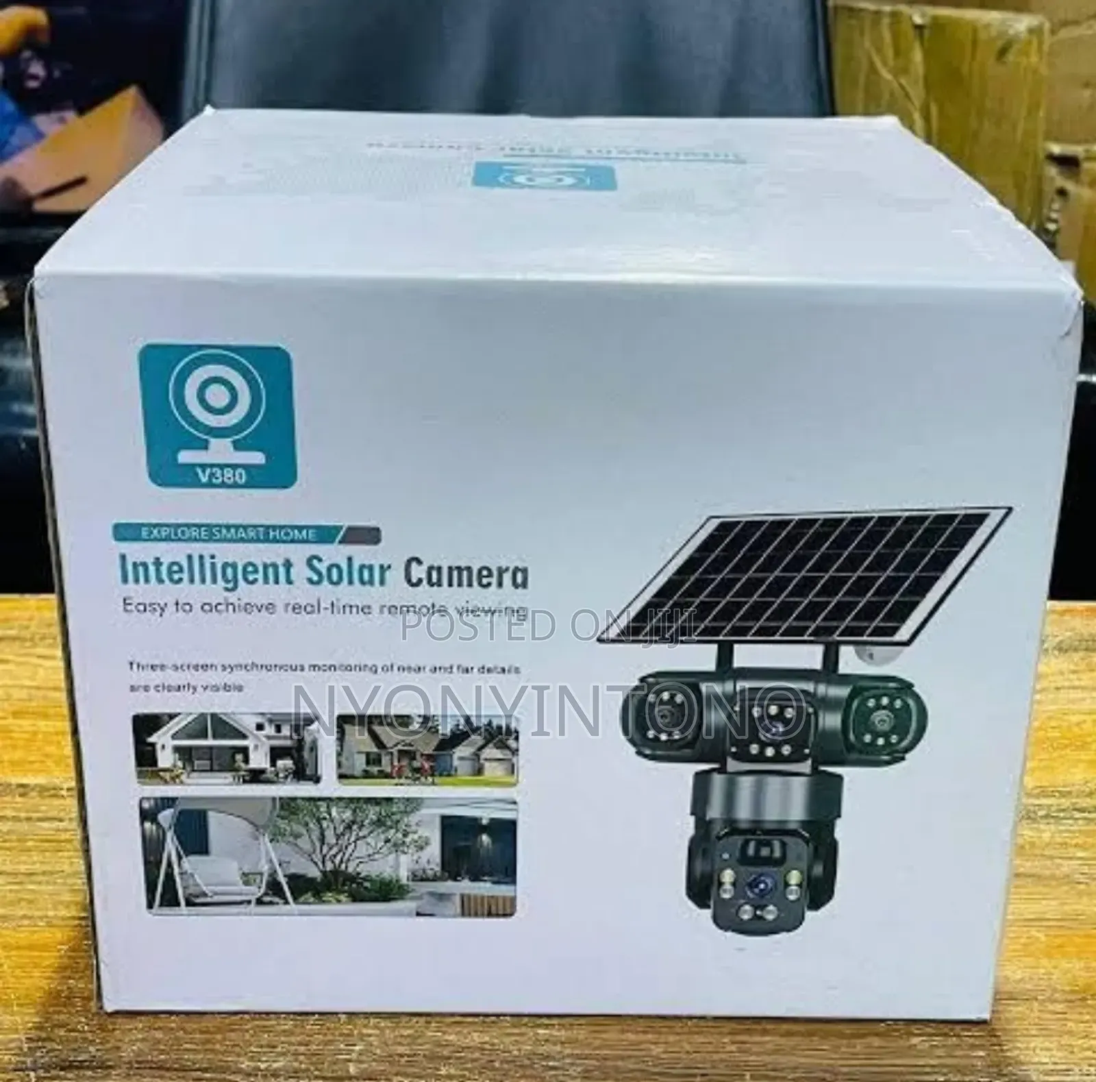 3lens 3screen Intelligent 4g Wireless Solar Camera