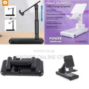 2 in 1 Pivot Fast Phone Charging Power Bank 20000 Mah With Inbuilt