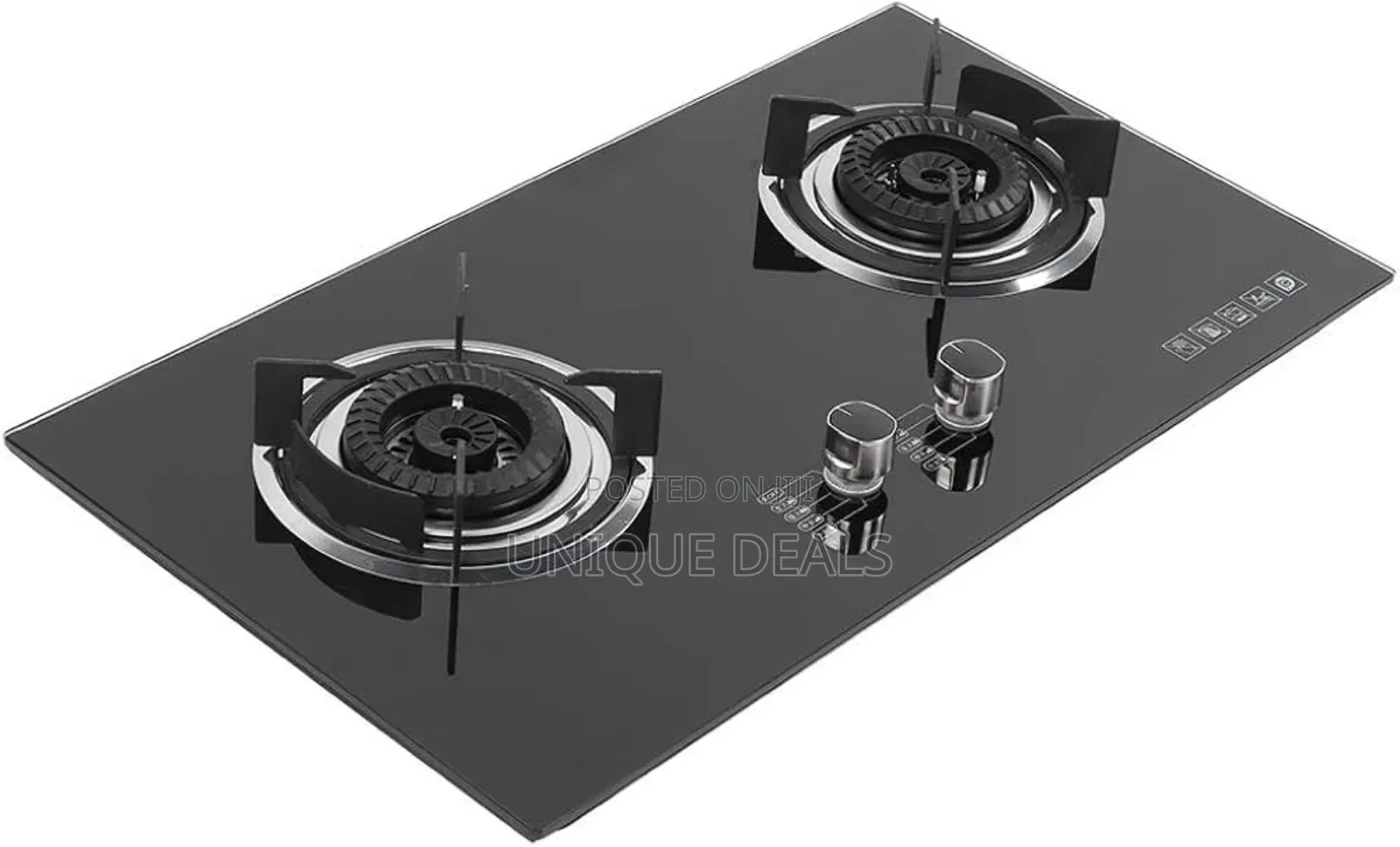 Gas Stove, Gas Stove Made of Tempered Glass With 2 Burners