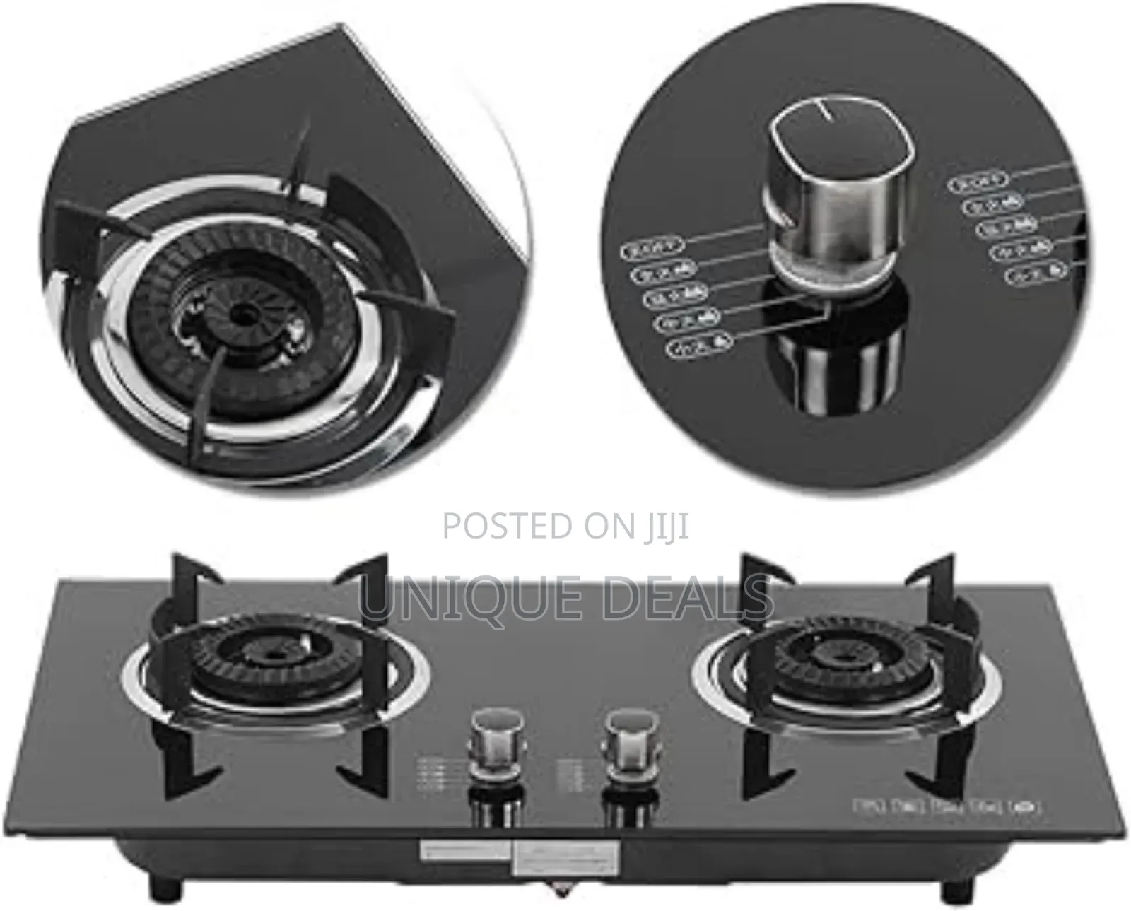 Gas Stove, Gas Stove Made of Tempered Glass With 2 Burners
