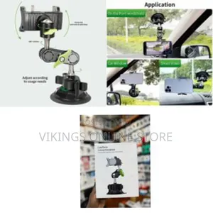 Lanparte Uba-01l Universal 360° Rotating Ball Head Arm Car Suction