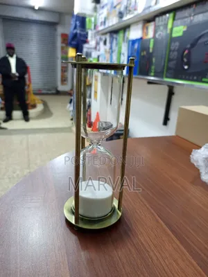 Vintage-Style Brass and Glass Sand Timer
