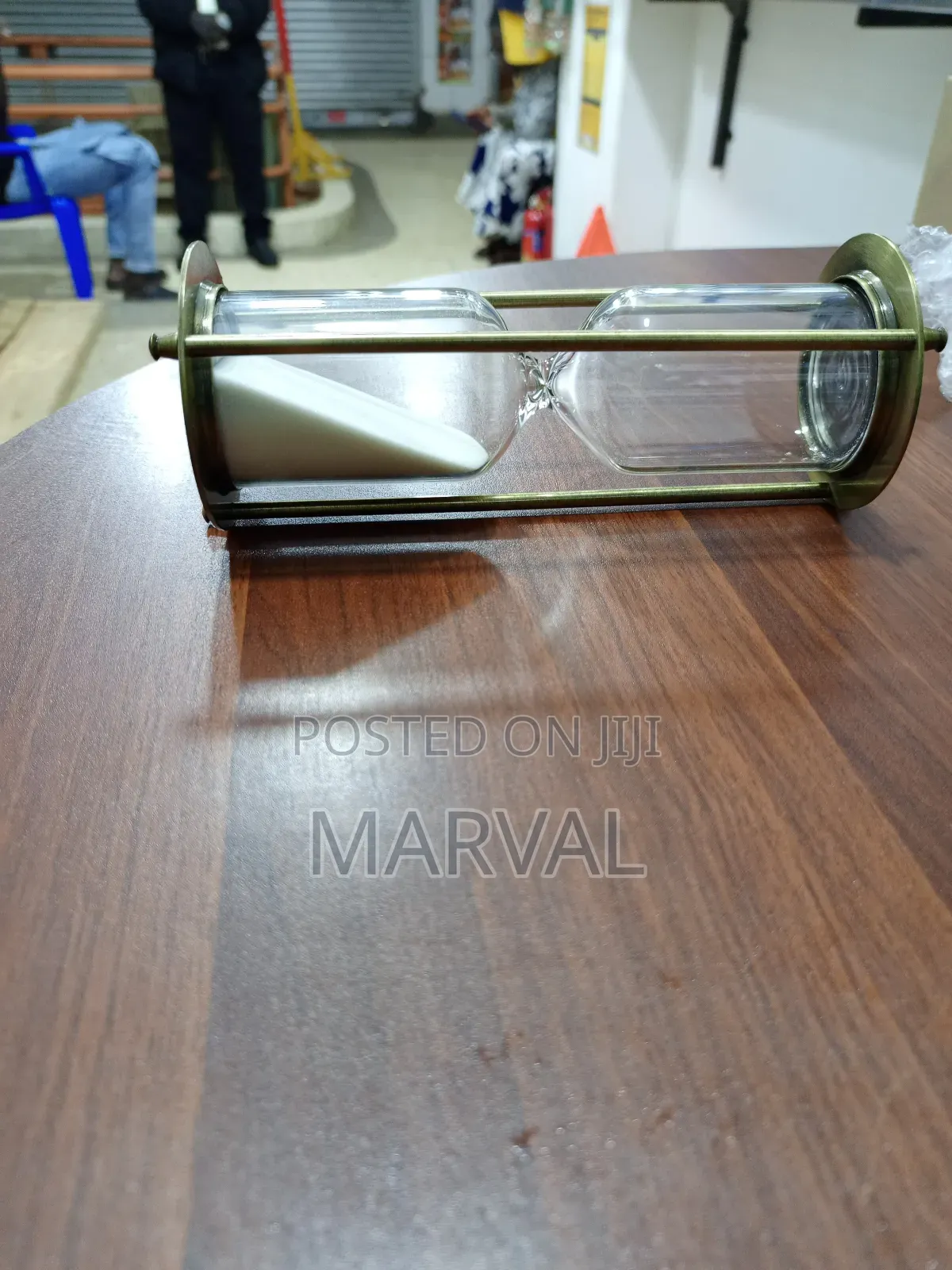 Vintage-Style Brass and Glass Sand Timer