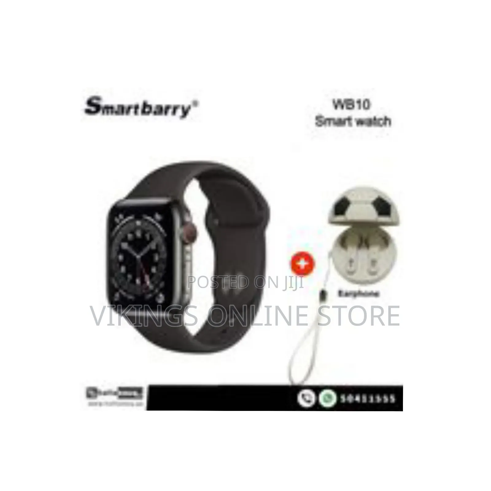 Smartbarry Wb-10 Smart Watch With Football Commemoration Design Game