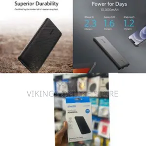 Anker Slim and Powerful Power Bank Powercore Slim 10000mah Fast Charge