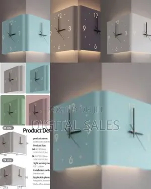 Folding Wall Corner Clock