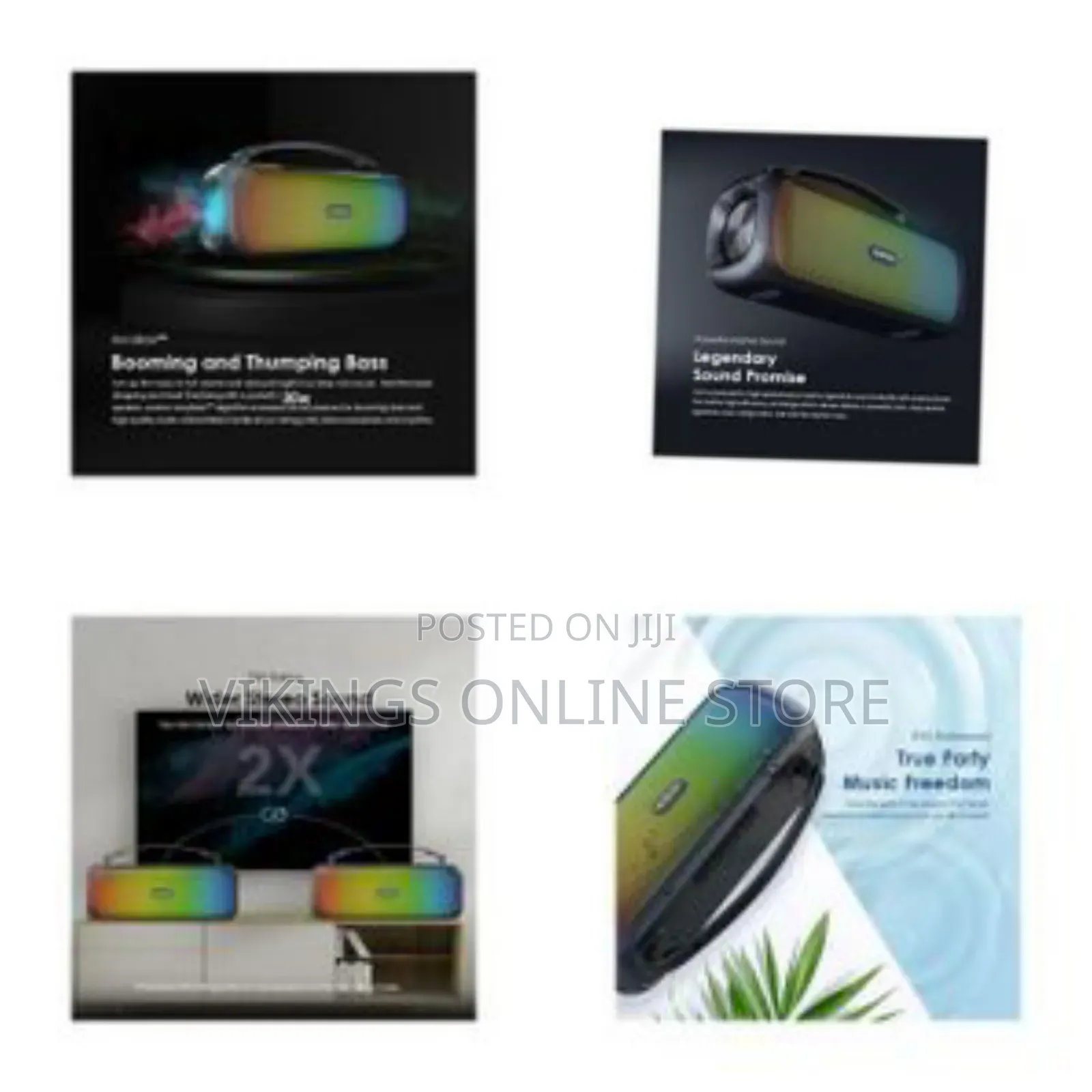 Oraimo Bluetooth Party Boombox Powerful Sound Massive Bass Dynamic