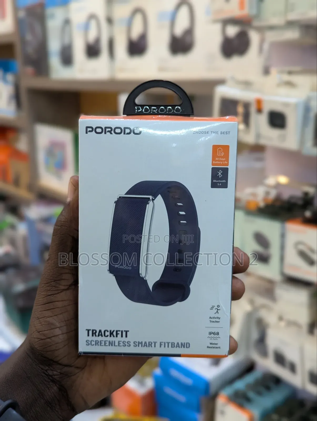 Porodo Track Fit Screenless Smart Fitness Band