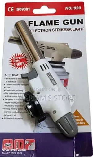 Portable Butane Torch Gun, Often Referred to as a "Flame Gun"