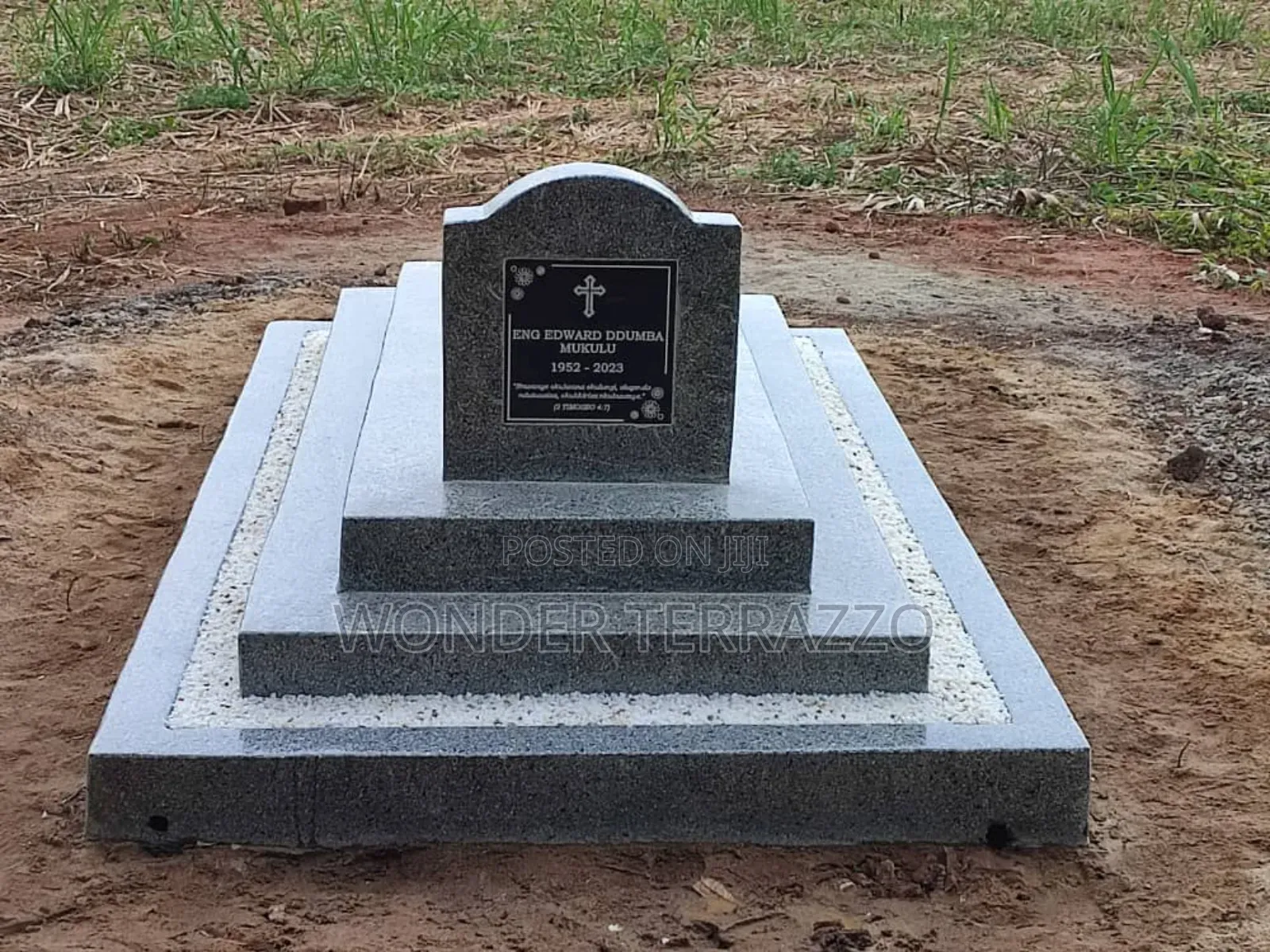 Shiny Sparkling Terrazzo Grave