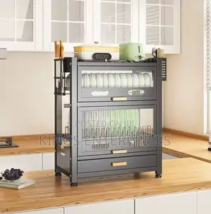 Multi Layer Dust Proof Kitchen Rack