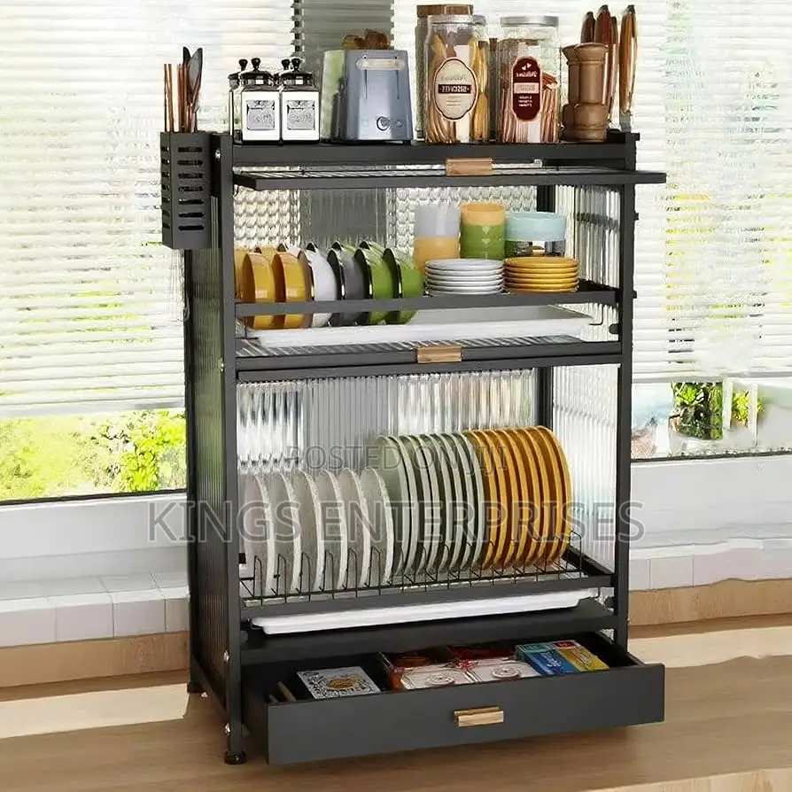 Multi Layer Dust Proof Kitchen Rack