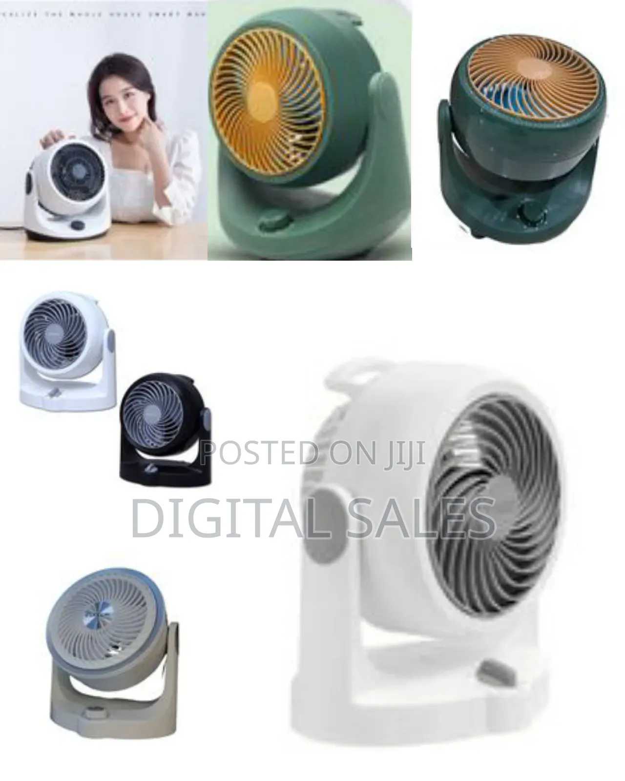 Lexical Portable Plastic Usb 90° Wide Angle Desk Fan