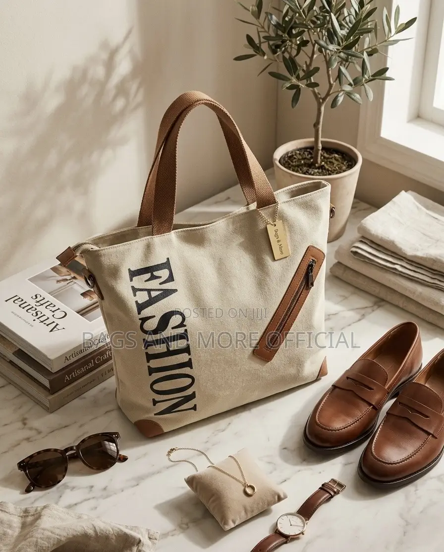 High-Quality Canvas Nylon Tote Bags - Multiple Designs