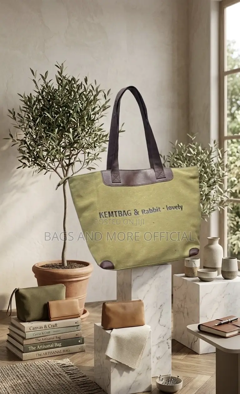 High-Quality Canvas Nylon Tote Bags - Multiple Designs