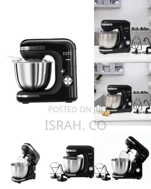 Geepas Gsm43013 3 in 1 Stand 600w - 7 Level Speed, 5 Litre Stainless