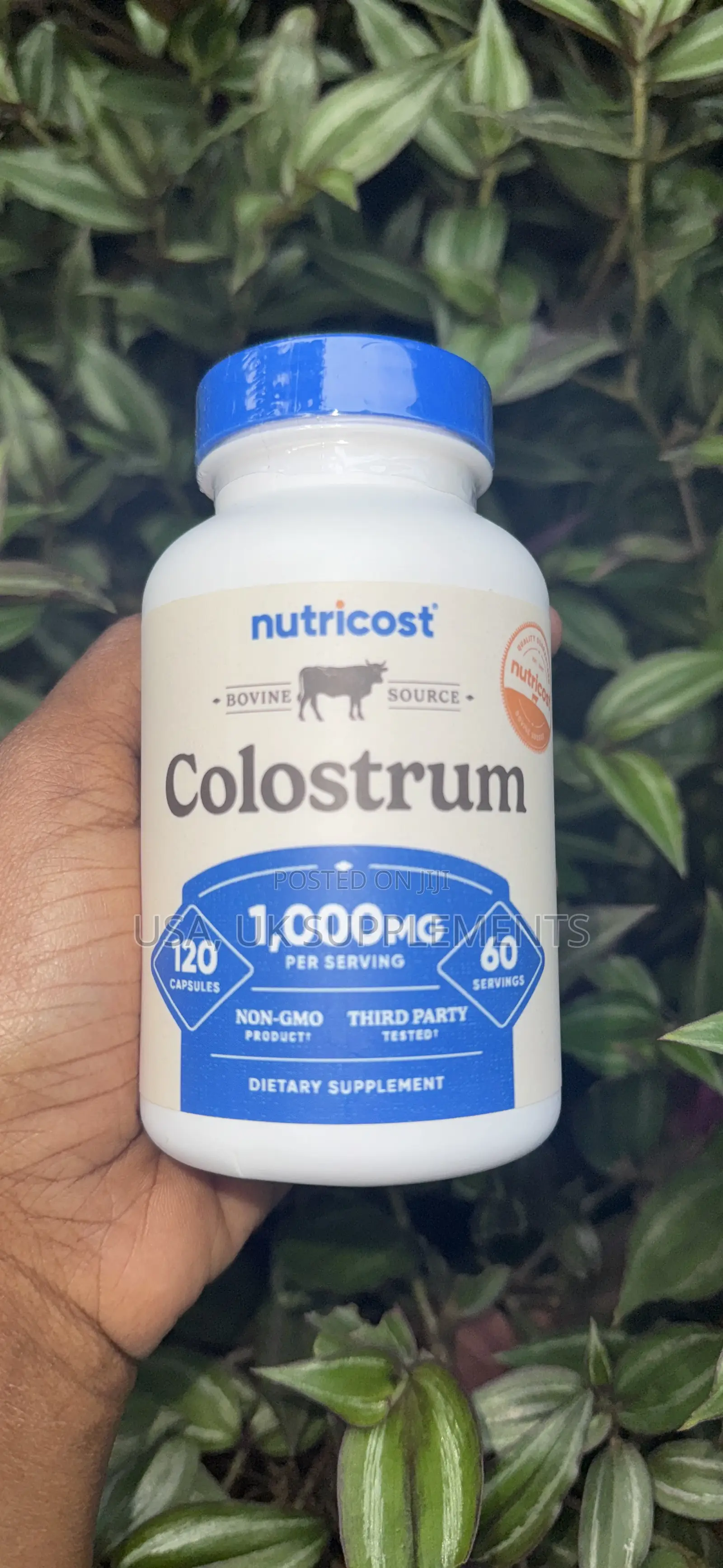 Nutricost 500mg Colostrum 120capsules