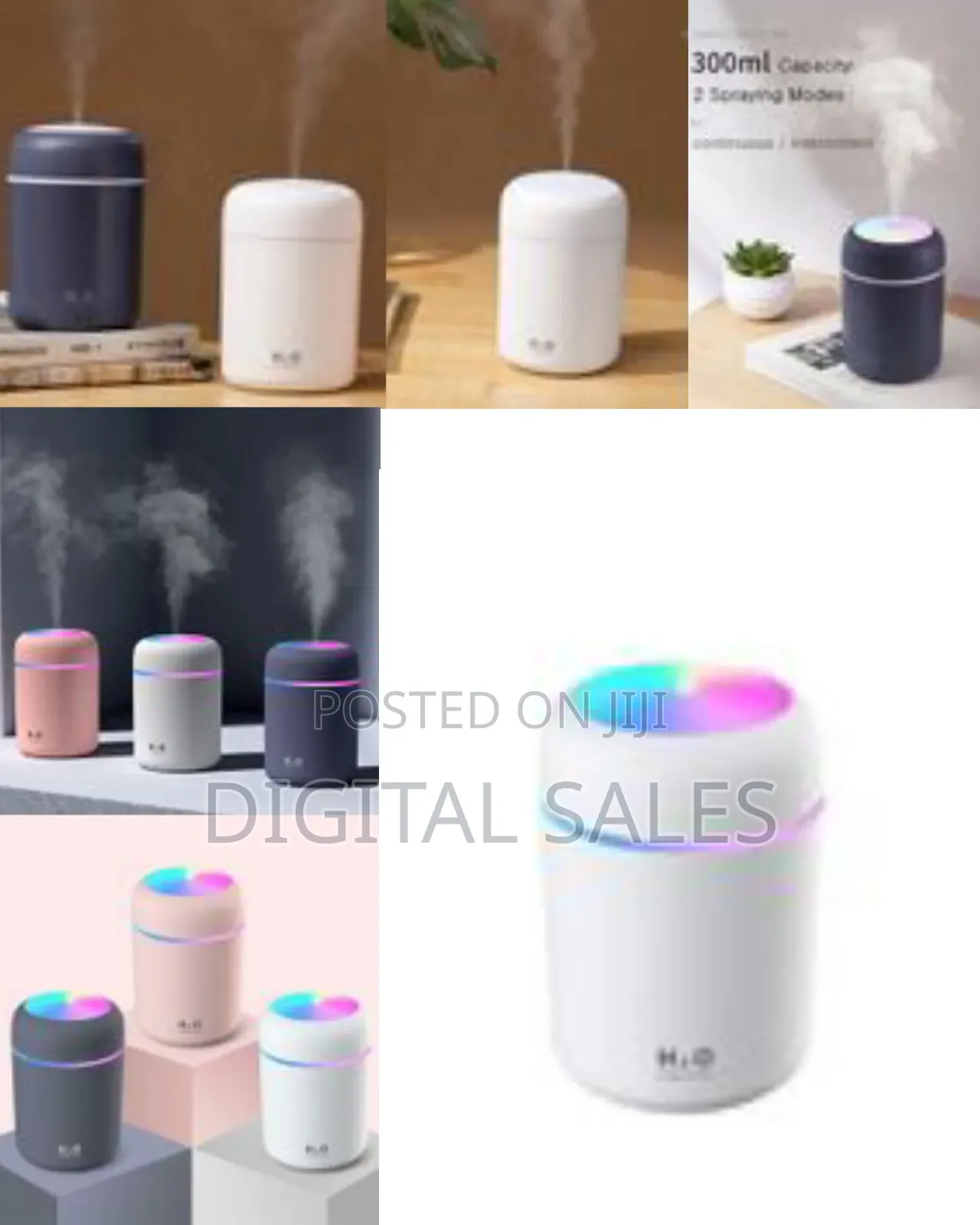 Portable Colorful Mini H2o Humidifier