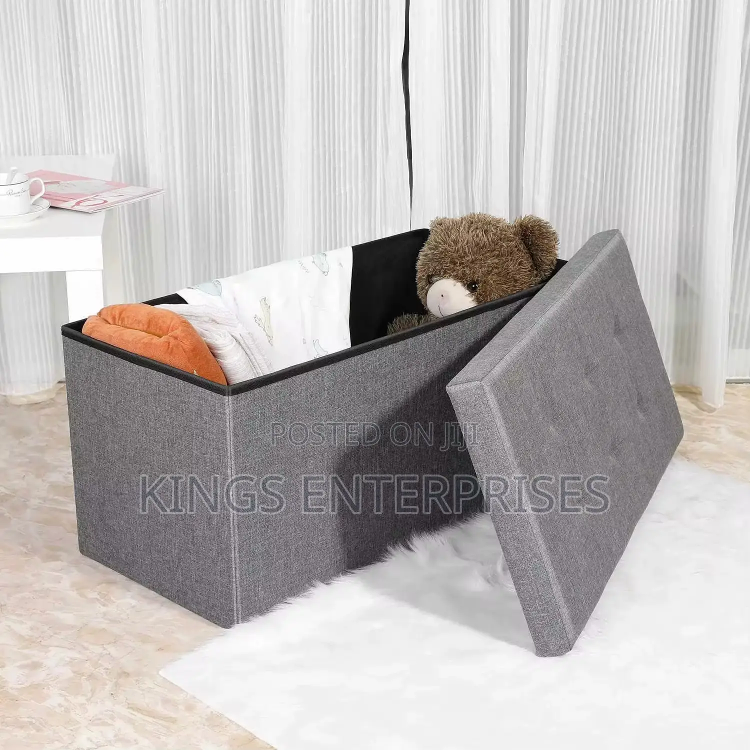 Ottoman Multi-purpose Storage Box