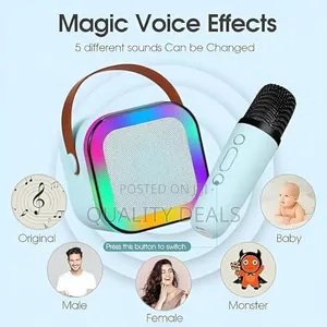 Portable Karaoke Speaker With Microphone