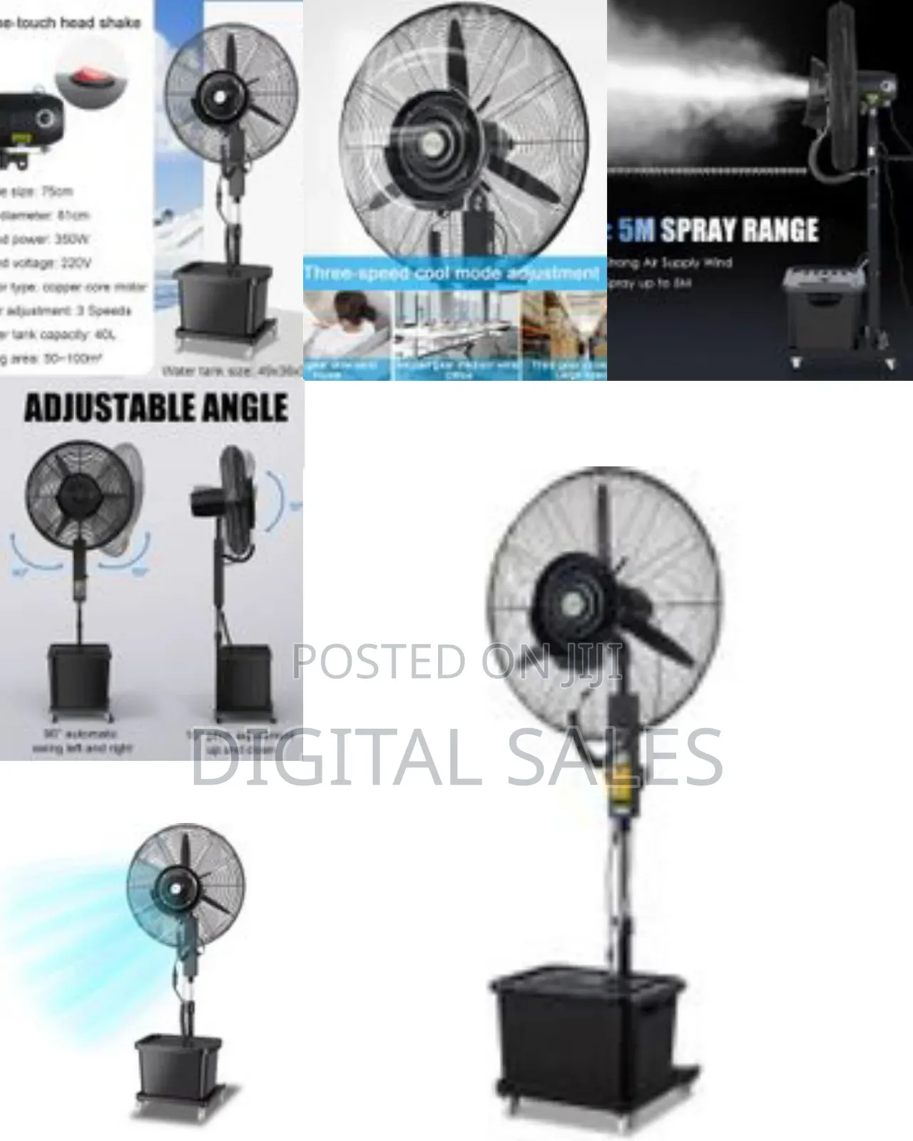 Industrial Misting Fan