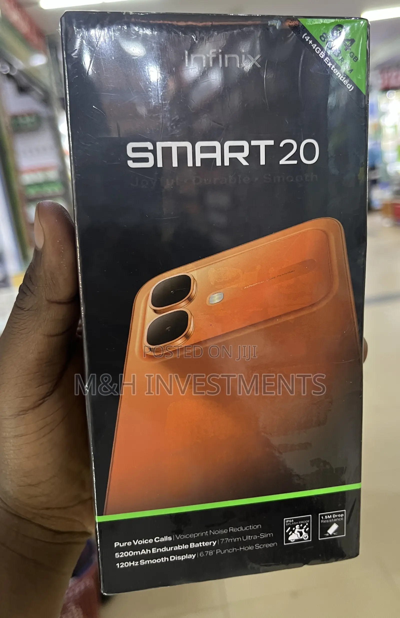New Infinix Smart 8 64 GB Black