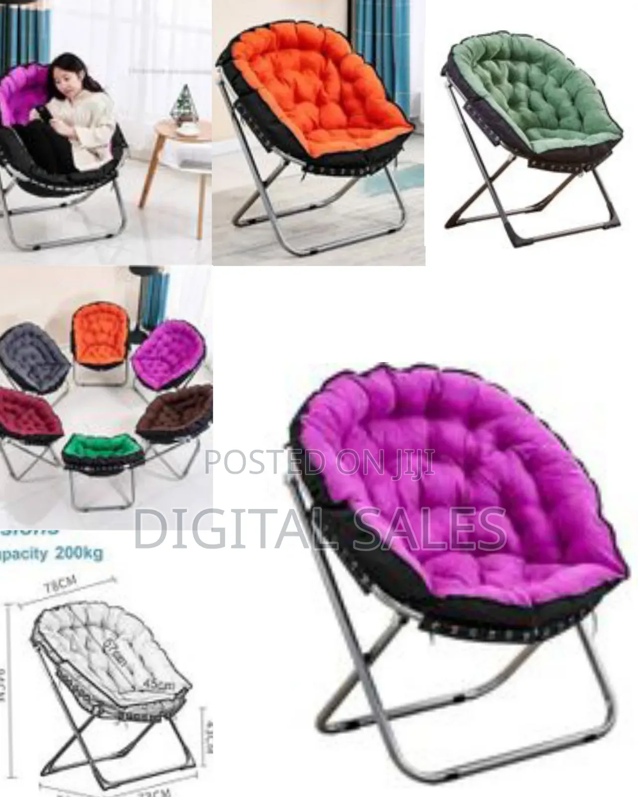Saucer Chair Folding Chair