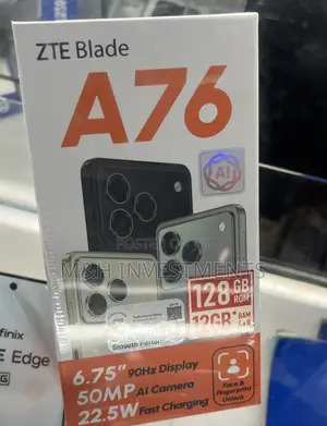 New ZTE Blade A76 5G 128 GB Black