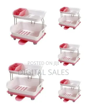 Multi-Purpose Dish Drying Draining Rack Storage Organizer