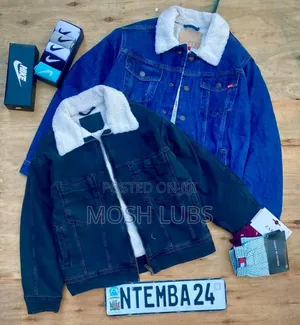 Puffer Wool Collar Denims