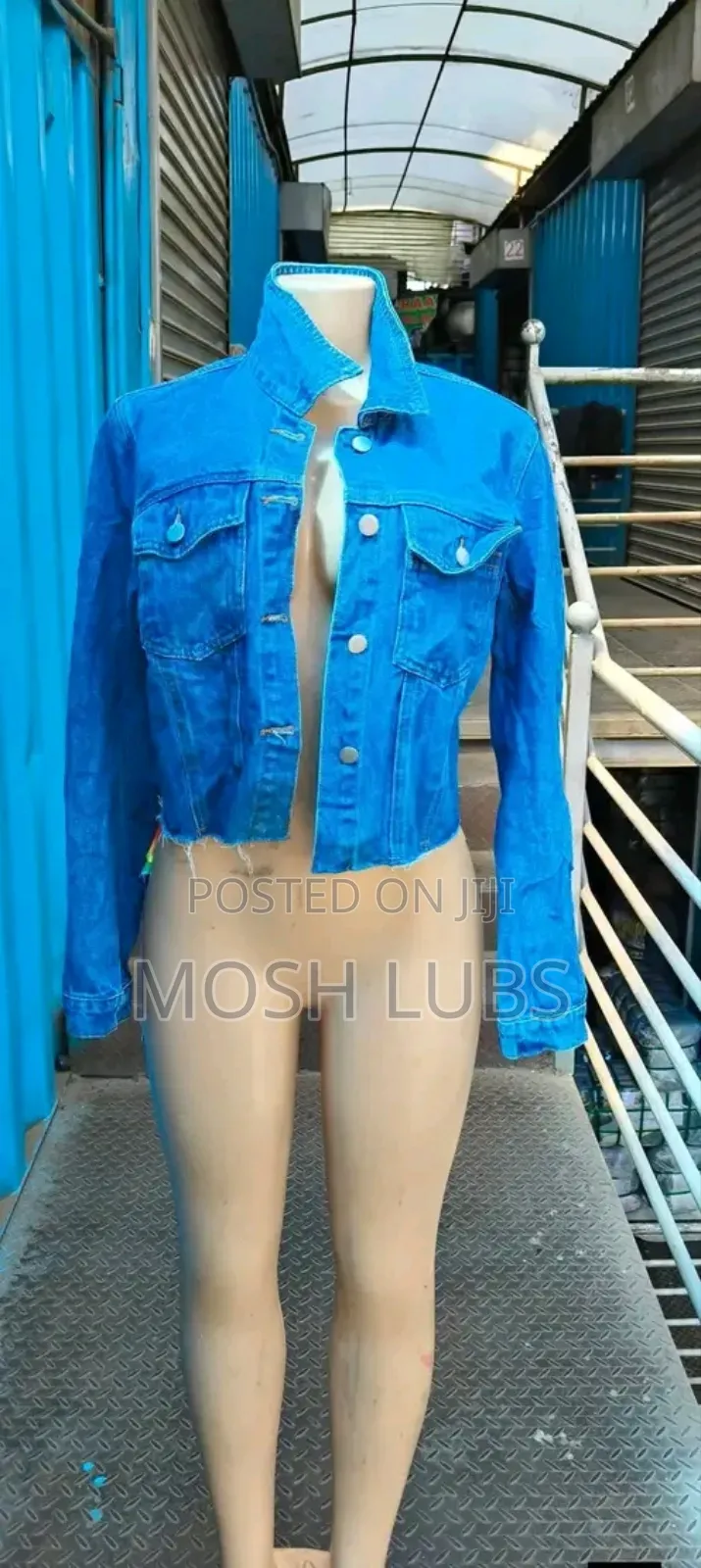 Puffer Wool Collar Denims